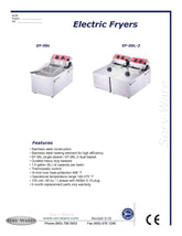 Electric Fryer, EF-06L-2